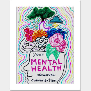 Mental Health Conversations Posters and Art